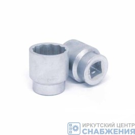 Головка торцевая 12гр. 3/4" 38мм АвтоДело 39038