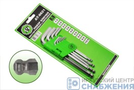 Шестигранники, 1.5-10 мм, 9пр. удлиненные с шаром АВТОТОРГ АТ53621