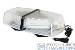 Маяк проблесковый 10-30V на магните, H-80мм, L-310мм, LED в прикуриватель, люстра (2магнита, винты в к-те) АВТОТОРГ