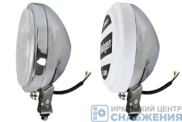 Фара противотуманная D-225, 287х130мм, с белой LED подсветкой, хром MARS TECH, М710618 Фара противотуманная D-225, 287х130мм, с белой LED подсветкой, хром MARS TECH, М710618