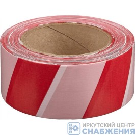 Лента сигнальная 75ммх200м красно-белая СИБРТЕХ 89031 Лента сигнальная 75ммх200м красно-белая СИБРТЕХ 89031