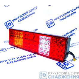 Фонарь задний правый 24В КАМАЗ ЕВРО МАЗ УРАЛ ЗИЛ LED без бокового габарита со жгутом АТ18913