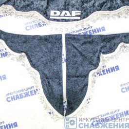 Ламбрекен "Комплект с маркой" DAF серый (барашек) 2,2м