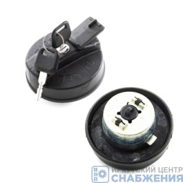 Крышка топливного бака D=60  пластик с ключом и защитой универсальная KRAL KN-010