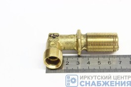 Угольник М18х1.5 - 20х1.5 тормозного шланга 864825 Угольник М18х1.5 - 20х1.5 тормозного шланга 864825