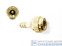 Наконечник для шланга подкачки D-6мм РЕЗЬБОВОЙ АТ10120 Наконечник для шланга подкачки D-6мм РЕЗЬБОВОЙ АТ10120