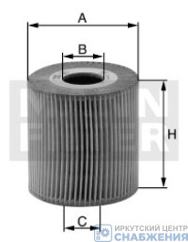 Фильтр масляный MANN-FILTER HU12 103X Германия Фильтр масляный MANN-FILTER HU12 103X Германия