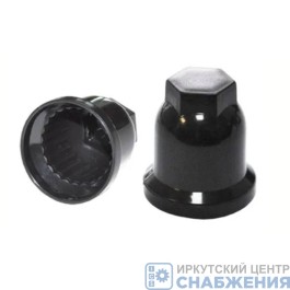 Колпачок на гайку 32мм пластик черный удлиненный АВТОТОРГ АТ59072