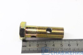 Штуцер М16х1.5 топливной трубки 2 отверстия (уп.5) Штуцер М16х1.5 топливной трубки 2 отверстия (уп.5)