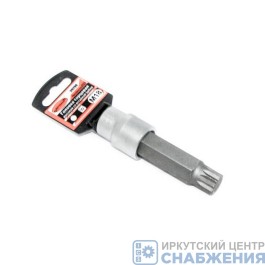 Головка торцевая 1/2", L=100мм со вставкой SPLINE М18 Профи АвтоДело 39208 Головка торцевая 1/2", L=100мм со вставкой SPLINE М18 Профи АвтоДело 39208