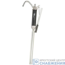 Насос ручной для перекачки масла из бочки рычажный черный GROZ 44100/44110