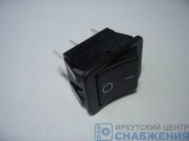 Тумблер черный 2 положения (одинарный, широкий) без фиксации 03000128 Тумблер черный 2 положения (одинарный, широкий) без фиксации 03000128