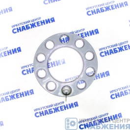 Колпак колеса передний R-22.5, евродиск, ободок серый пластик АТ59228