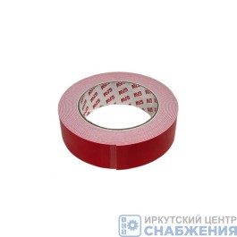 Скотч двухсторонний (30ммх5м) (белый) вспененная основа A07725S