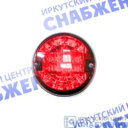 Фонарь задний круглый красный 24V LED MARS TECH М720106