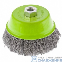 Корщетка-чашка, 125мм, гайка М14 витая проволока СИБРТЕХ 746067