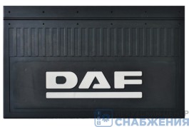 Брызговик 240х350 DAF со светоотражающей белой основой из 2-х частей АТ37671 Брызговик 240х350 DAF со светоотражающей белой основой из 2-х частей АТ37671