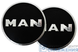 Эмблема на колпак колеса MAN пластик  к-т 2шт, АТ-9222