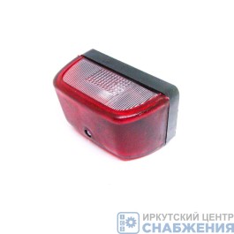 Фонарь освещения номерного знака, 24В красный "Кирпич" 119993RED Фонарь освещения номерного знака, 24В красный "Кирпич" 119993RED