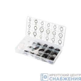Набор стопорных колец, D3-32, 300 предметов СИБРТЕХ 47600 Набор стопорных колец, D3-32, 300 предметов СИБРТЕХ 47600