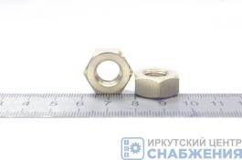 Гайка М 10х1.25 приемной трубы латунь БелЗАН (уп.50) 1/21647-409
