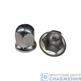 Колпачок на гайку 41мм h=58мм полированный хром металл DIAMOND HOPE DH-NNCW1101(41)