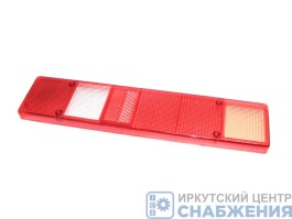 Рассеиватель заднего фонаря, КАМАЗ ЕВРО узкий (ан.171.3716-200) ТехАвтоСвет 171.204-225 Рассеиватель заднего фонаря, КАМАЗ ЕВРО узкий (ан.171.3716-200) ТехАвтоСвет 171.204-225