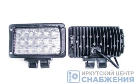 Фара противотуманная OFF-Road 15диодов 45W прямоугольная рассеиваемый свет, 158*95*69, ТН-W0145Е Flood
