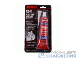 Герметик прокладка, 85гр ABRO MASTERS красный (уп.12) 11-AB-CH