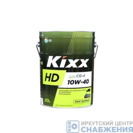 Масло моторное KIXX 10W40 Dynamic HD СG-4 20л полусинтетика