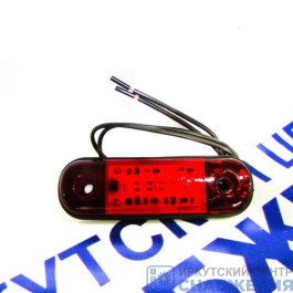 Фонарь габаритный LED-3 ЯРКОН красный 12/24V АС-1001.1224-02.01