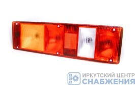 Фонарь задний левый с подсветкой 24В КАМАЗ ЕВРО МАЗ УРАЛ ЗИЛ без бокового габарита без жгута б/л ТехАвтоСвет