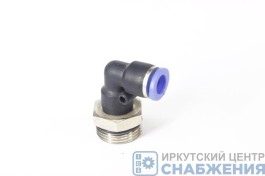 Фитинг угловой наружн. резьба 8мм 1/2'' АТ10756