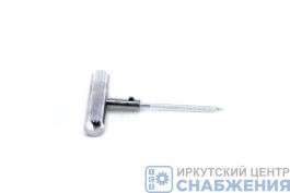 Шило для вставки жгута металлическая ручка короткое жало 100мм EVERWINNER TRT-010B