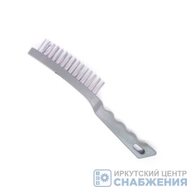 Щетка 3-рядная металлическая с пластмассовой ручкой (уп.12) АвтоДело 44013