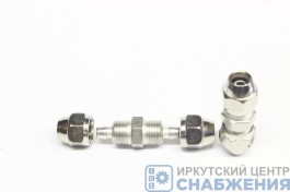 Фитинг стяжной прямой, 6х6мм, металл. 32000264