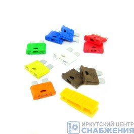 Предохранитель 5-30А плоский флажковый с пинцетом блистер (к-т 10шт) НОРМА17000075