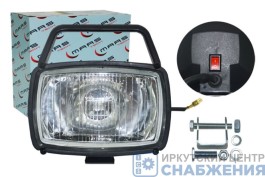 Фонарь рабочего света 158х111 с ручкой и выключателем MARS TECH М710501