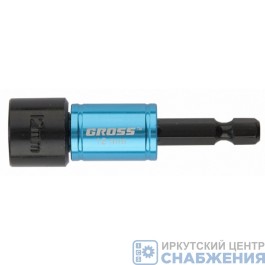 Бита 12мм с торцевой головкой магнит S2 GROSS 11621