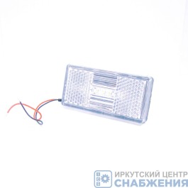 Фонарь габаритный LED АВТОТОРГ белый 110х55мм AT22876
