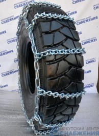 Цепи противоскольжения 8.25R20 (240х508) ф7.8мм лесенка С ШИПАМИ в т.ч.10.00-15TR; 9-22.5; 11R17.5; 245/75R, BOHU