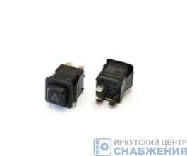 Выключатель знака автопоезда 12-24В КАМАЗ МАЗ КНОПКА АВТОАРМАТУРА 3842.3710-02.38М