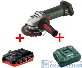 Угловая Ш.М. 125мм 8000об/мин аккумуляторная  W18 LTX 125 + 3.5 Ач LiHD + ЗУ ASC 55 METABO Т0333 Угловая Ш.М. 125мм 8000об/мин аккумуляторная  W18 LTX 125 + 3.5 Ач LiHD + ЗУ ASC 55 METABO Т0333