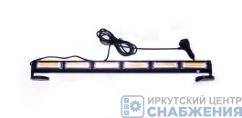 Маяк проблесковый 10-30V 24W L=685мм светодиодная односторонняя панель, 14 режимов АВТОТОРГ АТ14332