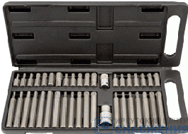 Набор бит, HEX, TORX, SPLINE 40 предм. АвтоДело 40640