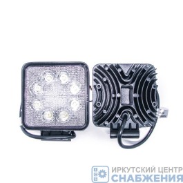 Фара противотуманная OFF-Road 8диодов 24W квадрат рассеиваемый свет, 107*107*49, ТН-W0124Е-F Flood