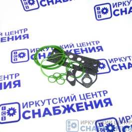 Ремкомплект масляного фильтра + теплообменника КАМАЗ ЕВРО 8 поз. (зеленый силикон) Балаково 7406-1012000-12/7406-1012000-10