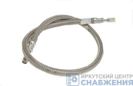 Шланг подкачки передних колес КАМАЗ 4310 L-850мм металлическая оплетка гайка-гайка 4310-3125050