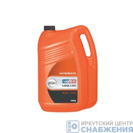 Антифриз LUXOIL -40С G12+ 10кг красный LONG LIFE