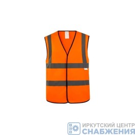Жилет светоотражающий оранжевый (2гориз, 2вертик полосы) р56-58 рост 170-176 XXL Nайтстар